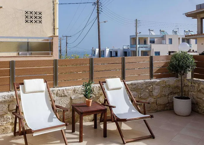 Feriehus Private Rooftop Jacuzzi Sea View Walk To Rethimno