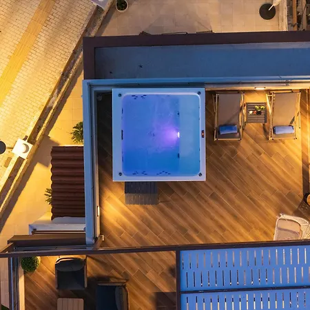 Private Rooftop Jacuzzi Sea View Walk To Hébergement de vacances *